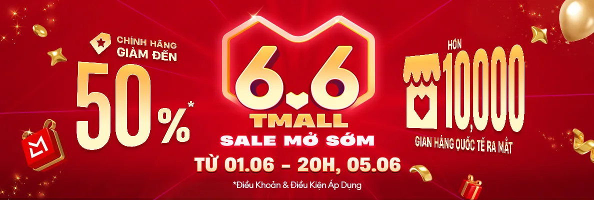 Siêu Sale Giữa Năm 6.6 – Voucher Tới 6 Triệu – Giảm Tới 50%